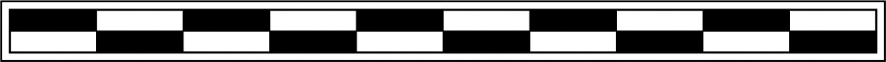 Měřítko 10 x 0,5 cm ČB-4